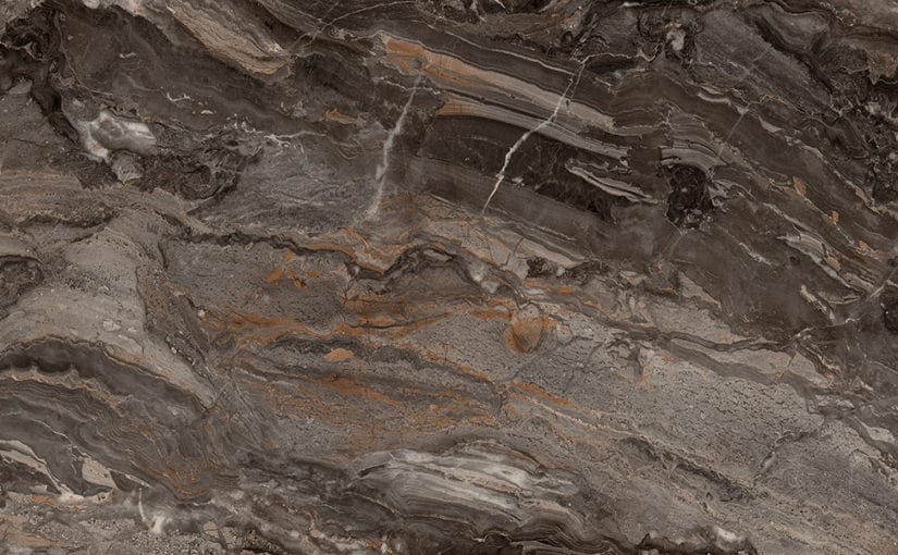 Декор для столешницы 7032/1 Мрамор Бергамо темный
